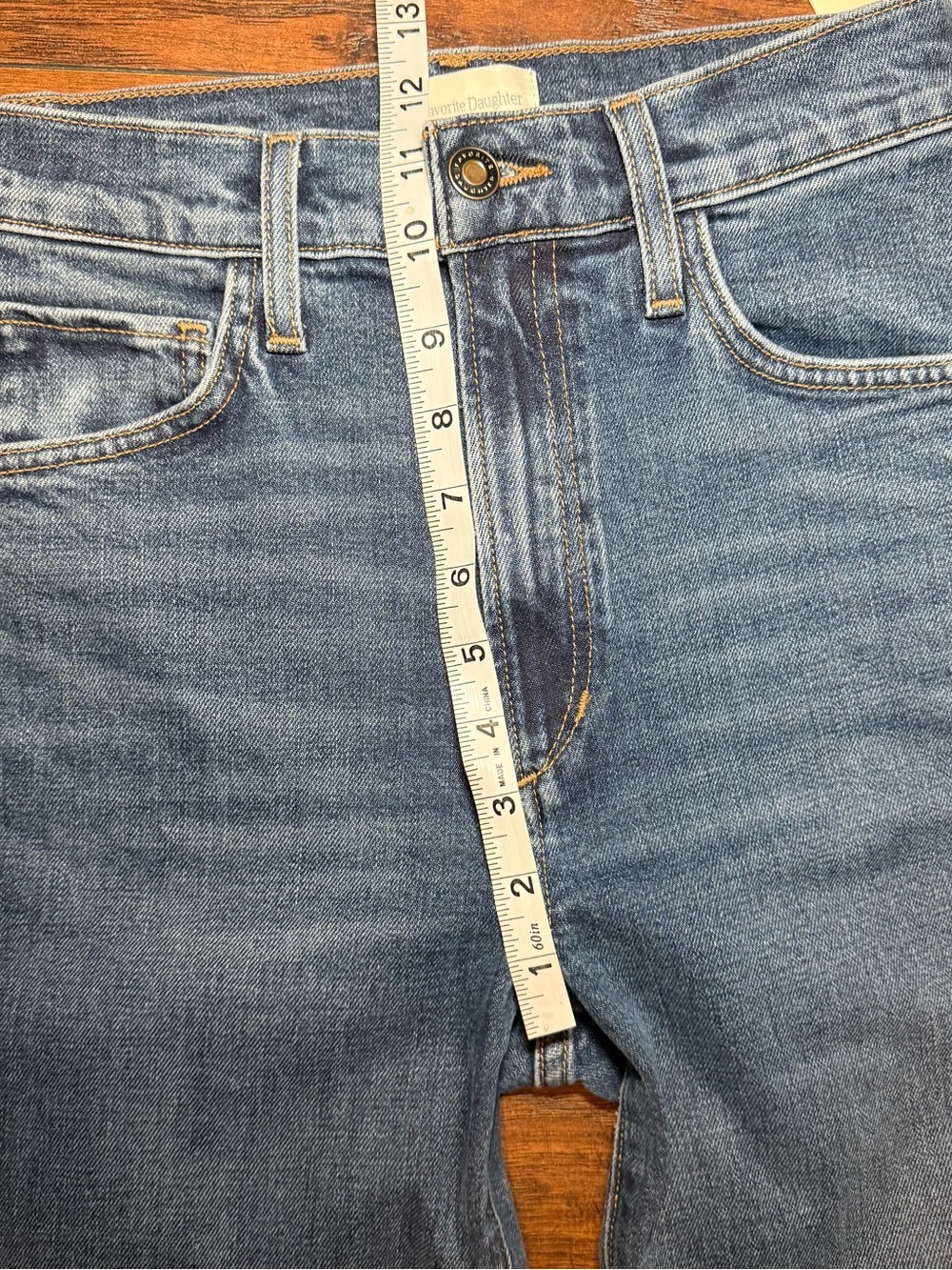 NWT Favorite Daughter The Valentina Super High Rise Mini Bootcut Jeans Size 26 - Picture 13 of 15